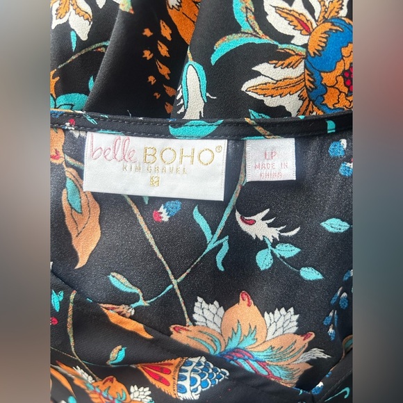 Belle Boho by Kim Gravel Regular Smocked Waist Caftan - Picture 9 of 9